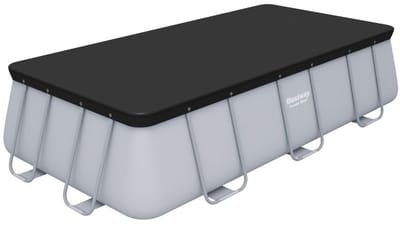 Bestway Afdekzeil rechthoek 404x201 cm - 58232 - Zwembad Afdekzeil - Zwembadhoes - Rechthoekig Zwembad - Zwembad Bescherming - Zwembad Afdekking