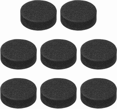 Luidspreker Isolatie Voeten - Versterker Voetjes - Trillingen Dempen - Schokabsorberend EVA Schuim - 15 mm x 5 mm - Zwart