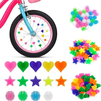 Set van 108 Reflecterende Fiets Pedalen Kralen met Klikmechanisme, Veiligheidsontwerp voor Verbeterde Zichtbaarheid, Eenvoudig te Monteren Decoratie voor Mountainbikes en Stadsfietsen