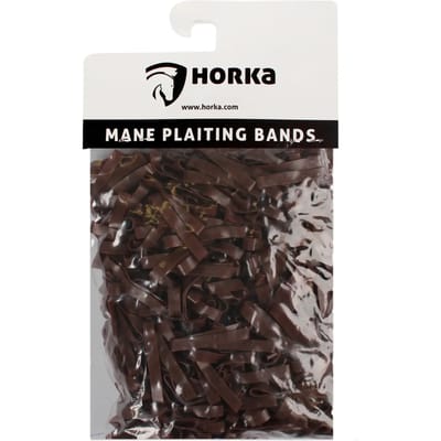 Horka - Invlecht Elastiekjes - Bruin