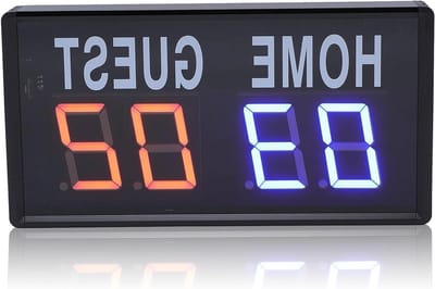 Ronte - Elektronisch Scorebord met Afstandsbediening voor Sportspellen zoals Volleybal, Tafeltennis en Honkbal