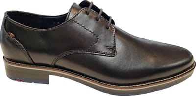 LLoyd Langston Schwarz Heren Nette Veterschoenen - Zwart - 45.5