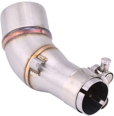 Dailygoods - Motorfiets Uitlaat Tussenliggende Slangadapter - Verbeterde Geluidservaring - Roestvrij Staal - Hittebestendig - Geschikt voor R25 R3 201...