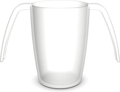 Vitility Ergoplus Beker – Wit – Ergonomische Drinkbeker – Anti-lek – Lichtgewicht