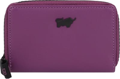 Braun Büffel Capri Portemonnee RFID-bescherming Leer 11 cm - Jongens - Horizontaal - viola