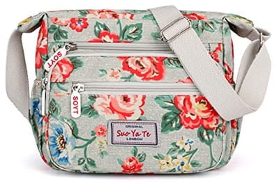 Schoudertas Dames - Nylon Tas - Dagelijks Gebruik - Waterdicht Ontwerp - 25 x 11 x 23 cm - Zwart