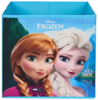 Opvouwbare Opbergmand Kinderkamer – Disney Frozen – 30x30x30 cm – Opbergbox Speelgoed – Vierkant – Voor Vakkenkast