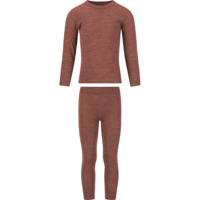Merino Wol Ondergoed Set Kind Zigzag Terry