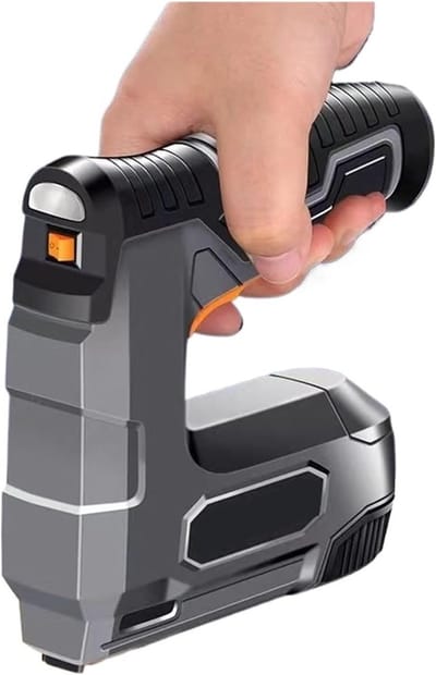 Spijkermachine Elektrisch - Bouwnietmachine Tackers - Huis Bekleding - Lithium Batterij Aangedreven - 3 Stuks
