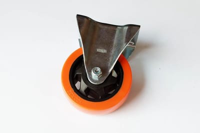 Bokwiel PVC 100 mm dubbel gelagerd