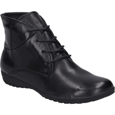Josef Seibel - NALY 09 - Hoge sneakersVeterlaarzenDames veterschoenenDames sneakersHalf-hoge schoenen - Kleur: Zwart - Maat: 42