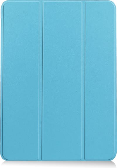 Hoesje - Geschikt voor Apple iPad Air 6 (2024) - 11 inch - 6e Generatie - M2 - Dun & Stevig - Trifold Bookcase - Hard Cover Case - Met Uitsparing Geschikt voor Apple Pencil - Hardcover Book - Tablet Hoes - Lichtblauw