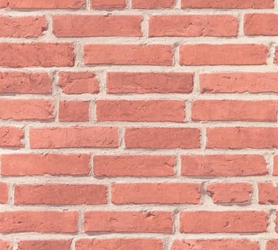 Steen tegel behang Profhome 942831-GU vliesbehang glad met natuur patroon mat rood beige 5,33 m2