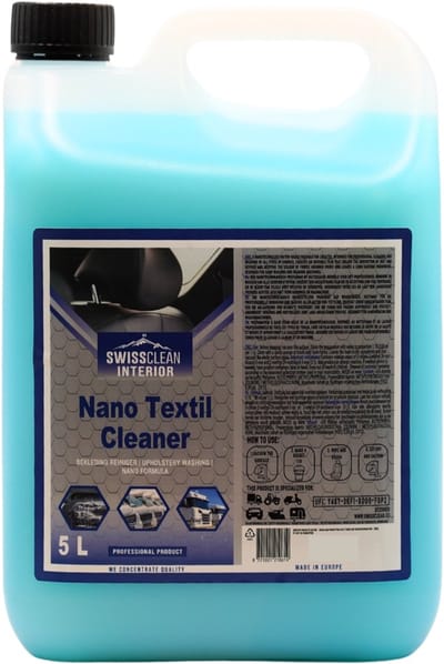 Swiss Clean | Nano Textil Cleaner | Interieur Shampoo | Interieur reiniger | Bekledingsreiniger | 5 L
