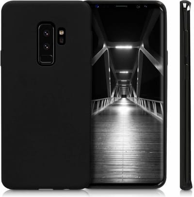 Zwart TPU Siliconen Case Backcover Hoesje voor Samsung Galaxy S9+