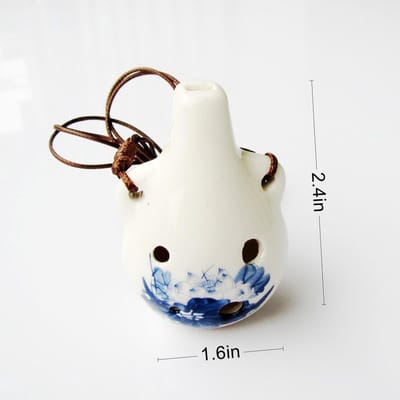 muziekinstrumenten-Zesgaten Ocarina Alt AC - Professioneel Instrument voor Beginners, Kinderen & Volwassenen-Blauwe Lotus-Belle's product