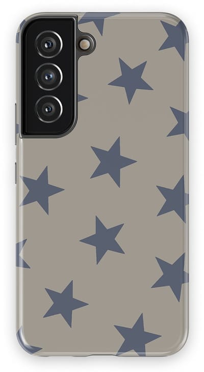 DripCase Hoesje Samsung Galaxy S22 | Sterren Design | Magnetisch Opladen | 2-in-1 Ontwerp | Stars Backcover Slate Sky