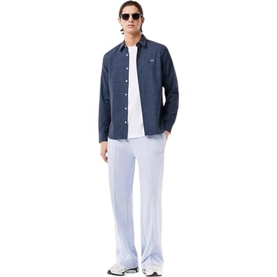 Lacoste Heren Regular Shirt Met Lange Mouwen (Marineblauw)