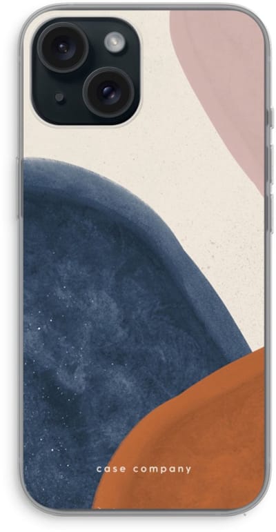 Case Company® - Hoesje geschikt voor iPhone 15 hoesje - Geo #1 - Soft Cover Telefoonhoesje - Bescherming aan alle Kanten en Schermrand