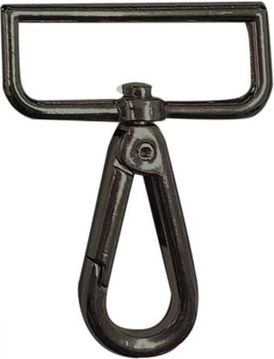 Musceton haak 40mm antiek zilver