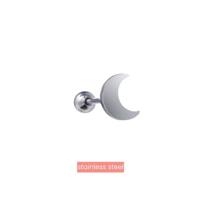 Go Dutch Label Oorknoppen Moon Zilver