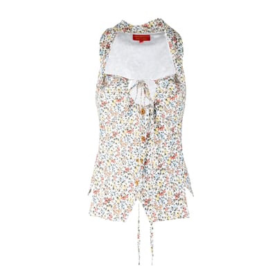 Vivienne Westwood Rood Label Bloemenprint Top - '00s