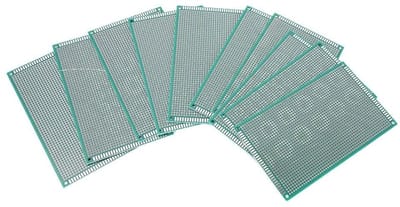 Dailygoody - OmGoods - Dailygoody - Breadboard - 10 Stuks - Ideaal voor Elektronische Projecten - 9x15cm - Universele Circuit Board - Voor DIY Elektronica - Geschikt voor On