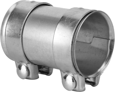 Uitlaatronde met Dubbele Klemverbinding - Roestvrijstalen Buisreparatieonderdelen - Universeel - 3.25-connector - 76 mm - Uitlaatpijp