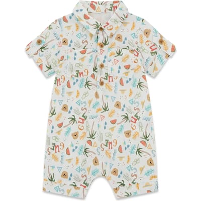Katoenen rompertje voor babyjongen Guess