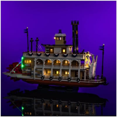 LMB 2.0 - Verlichtingsset geschikt voor LEGO® Rivier Stoomboot 21356