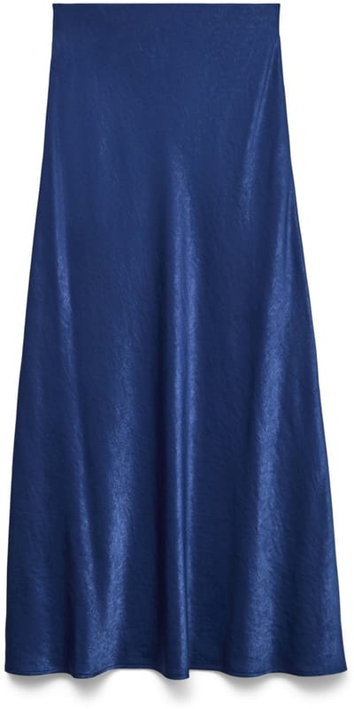 Vero Moda Rok Vmvina Josse Hw Ankle Skirt Wvn 10347488 Navy Peony Dames Maat - M