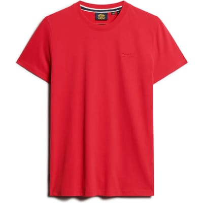 Superdry - Essential T-shirt van biologisch katoen met logo - Heren - T-shirts