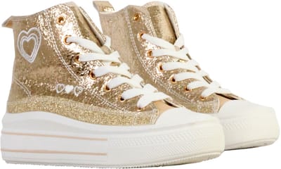 Supermodieuze hoge sneakers met veters voor kinderen