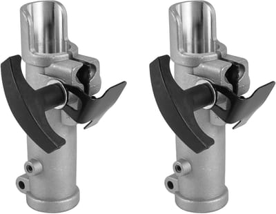 As Connector Klem - Grasmaaier Accessoires - Tuinonderhoud Gereedschap - 9 Spline Ontwerp - 26mm Buis - Zilvergrijs