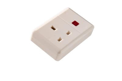 Martin Kaiser UK Koppelcontactdoos 13Amp Aardingscontrole Licht Wit - 860/ws [10 stuks]