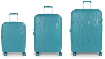 Gabol Infinity 4 wielen Kofferset 3-delig met uitbreidingsplooi - Harde bagage - TSA slot - Black