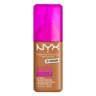 NYX Professional Make Up Make 'EM Wonder Foundation - Zachte matte finish - Met huidverzorgende hyaluronzuur - Cinnamon