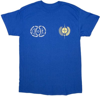 Imagine Dragons - Lyrics Heren T-shirt - S - Blauw