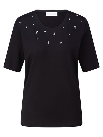 Shirt ronde hals Van St. Emile zwart