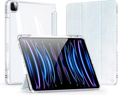 Dux Ducis - Tablet hoes geschikt voor Apple iPad Pro 11 (2025) / Apple iPad Pro 11 (2024) - Unid Tri-fold Case - Met Pencilhouder en Auto/Wake Functie - Blauw
