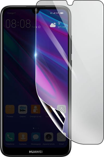 3mk, Geschikt voor Huawei Y6 2019, Schokbestendige Hydrogel Screenprotector, Transparant