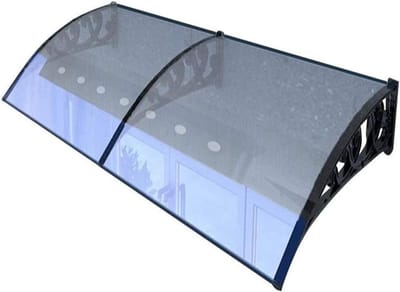 Deurluifel Luifel, Deurluifel,PC Polycarbonaat Luifel Regenopvang voor Voordeur Veranda en Ramen (Size : 60×120cm)