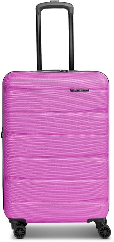 Franky Munich 4.0 4 wielen Trolley M 66 cm met uitbreidingsplooi - Harde bagage - TSA slot - pink dull