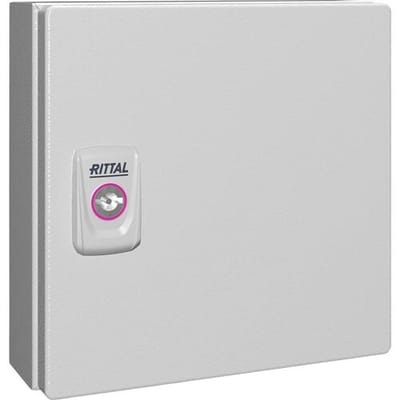 Rittal KX 1546.000 Installatiebehuizing, Wandbehuizing 80 x 200 x 200 x 80 Plaatstaal Grijs-wit (RAL 7035) 1 stuk(s)