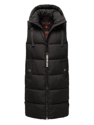 Navahoo dames lange bodywarmer Schnuffelchen – Warm & Stijlvol met Capuchon