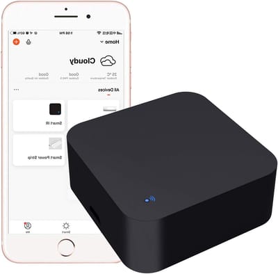 Slimme WiFi Afstandsbediening voor Smart Home - Universele Infrarood Blaster voor TV, AC en DVD, Compatibel met Alexa en Google Assistant, Geen Hub Vereist