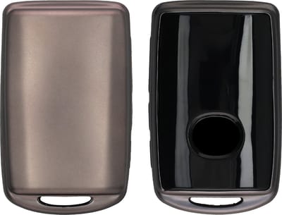 kwmobile autosleutel hoesje geschikt voor Mazda 4-knops autosleutel smart hoes - TPU autosleutel behuizing - Beschermende auto sleutel case - Sleuteletui in mat zwart / zwart