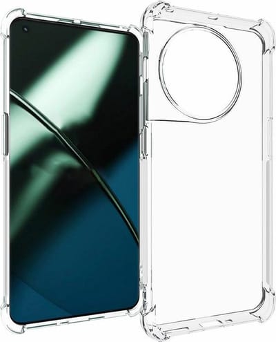 Coverup Hoesje - Geschikt voor OnePlus 11 Hoesje - Coverup TPU Back Cover met AirBag Corners - Transparant
