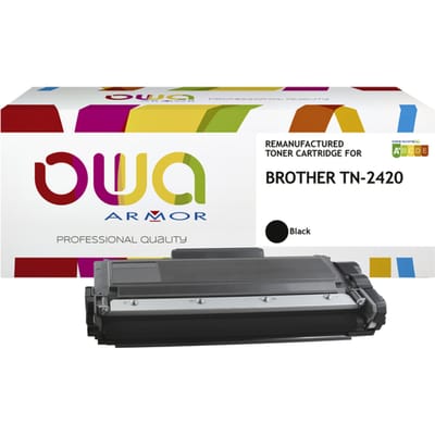 Toner OWA alternatief tbv Brother TN-2420BK zwart
