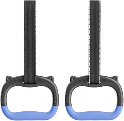 Gymnastiek Ringen - Trainingsringen Calisthenics - Buiten Spelen - Zweetbestendig Gecoat - Verstelbaar - Zwart